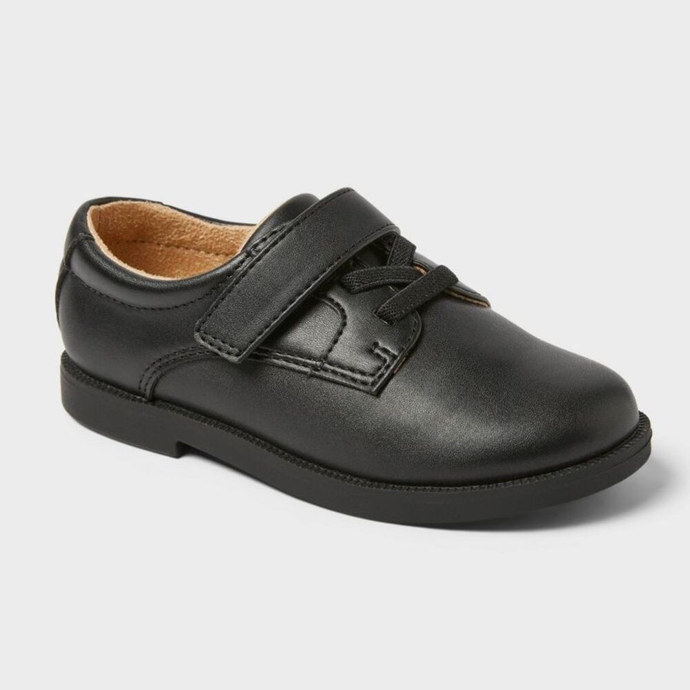 Toddler Miles Dress Shoes - Cat & Jack Black 7T